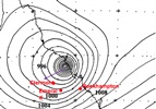 1918 Mackay Cyclone - sea level analysis